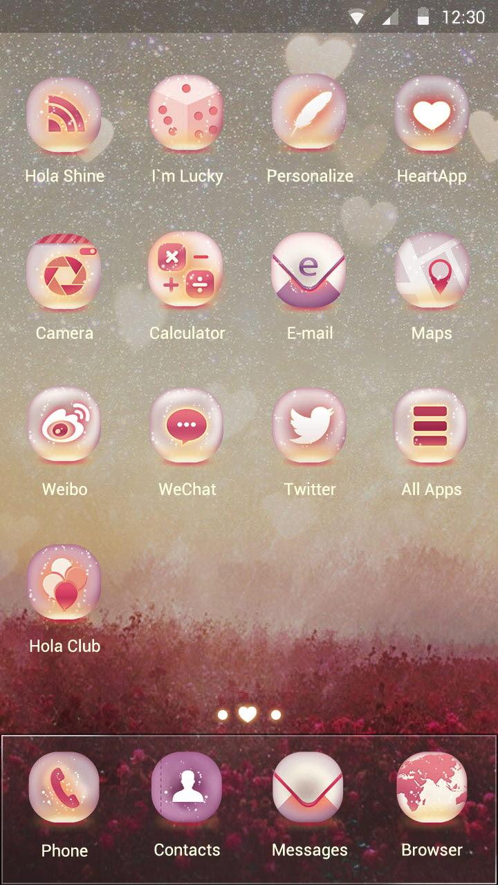 Fantasy Garden - Hola Theme Screen 3