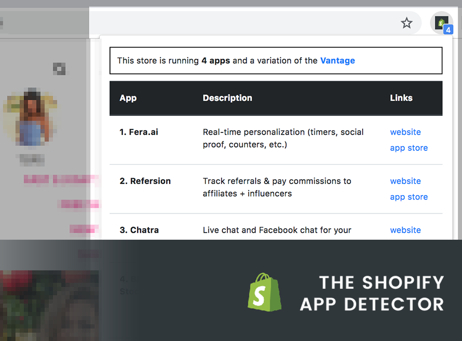 Shopify App Detector by Fera.ai Preview image 1