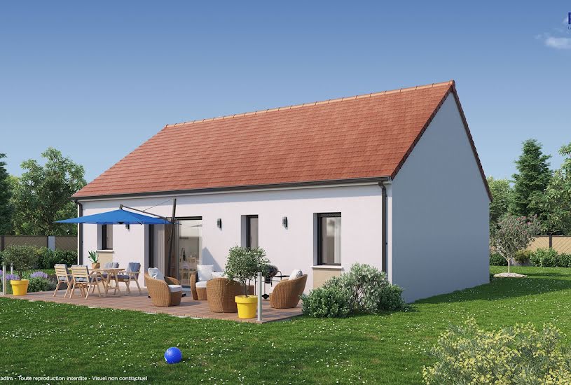  Vente Terrain + Maison - Terrain : 1 230m² - Maison : 82m² à Villefargeau (89240) 