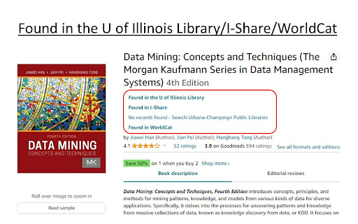 U of Illinois Library Amazon Browser