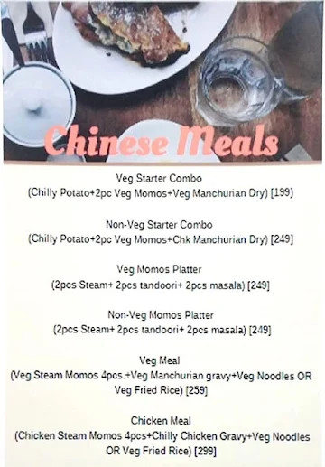 Hungry's Nights menu 