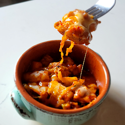 KOREAN SPICY CHICKEN WITH CHEESE