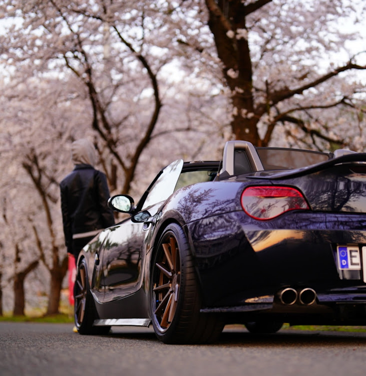 Z4 ロードスターの桜とコラボ・新潟・BMWZ4・オープンカー・愛車と風景に関するカスタム事例の投稿画像2枚目