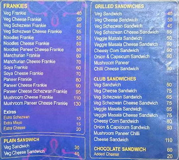 Mom's Indian Snacks menu 