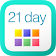 21 Day Tracker Free Body Fix icon