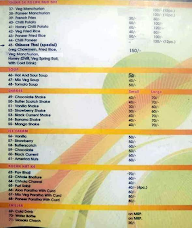 Krazy Hut menu 1