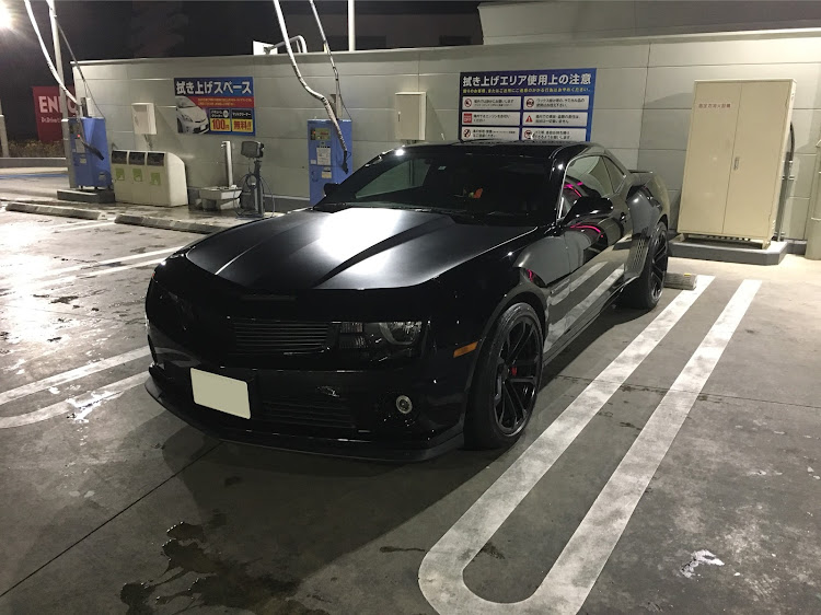 カマロの洗車・寒い・ガソリン満タンに関するカスタム事例の投稿画像1枚目
