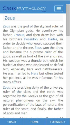 Screenshot Greek Mythology : Gods & Myths