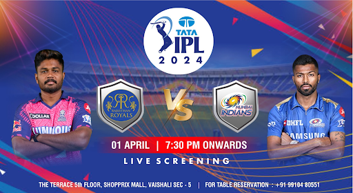 MI vs RR: TATA IPL 2024 Mumbai Indians vs Rajasthan Royals (Screening)