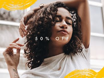 50% Off Beauty - Facebook Shop template