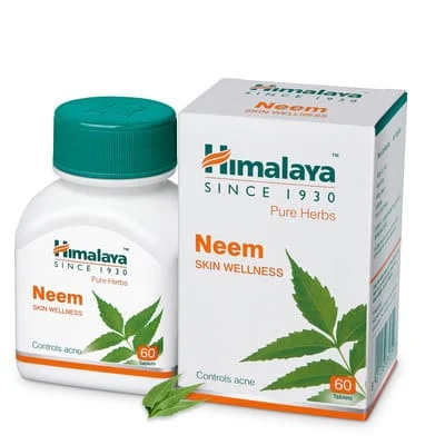 Himalaya Pure Herbs Neem Tablets 60 Pcs