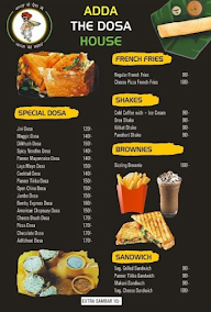 Adda The Dosa House menu 2