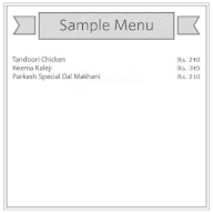 Prakash Ka Dhaba menu 1
