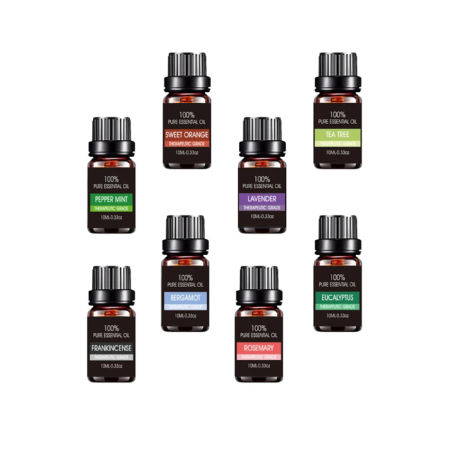 Biologische Essentiële Oliën Set Top Verkoop Natuurlijke Therapiekwaliteit Aromatherapie Olie Cadeauset voor Diffuser Ontspanning.