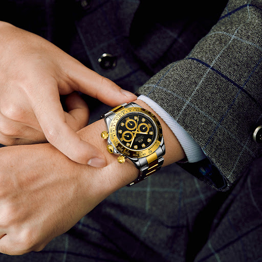 Title 2, Mens Automatic Mechanical Multifunctional Lumi...