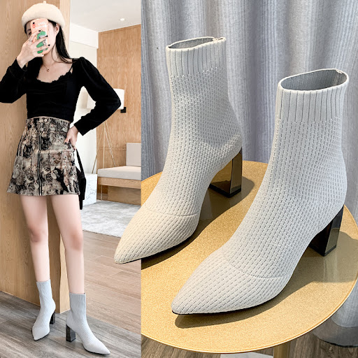 Title 2, Womens Socks Boots Autumn and Winter New Point...