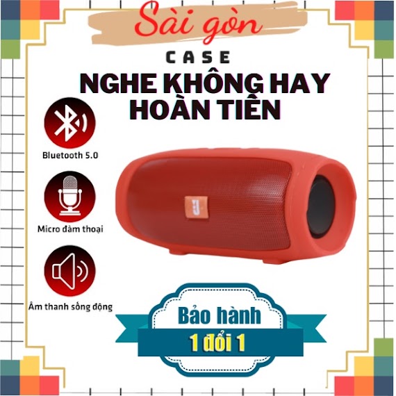 Loa Bluetooth Không Dây Mini Vỏ Nhôm Nghe Nhạc Hay Âm Thanh Chất Lượng Hỗ Trợ Cắm Thẻ Nhớ Và Usb Mã Loa555