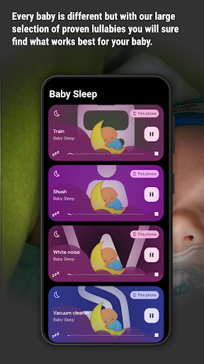 Screenshot BabySleep: Whitenoise lullaby