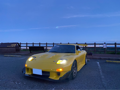 Rx 7 Fd3s 前期の高橋啓介仕様 芦有ドライブウェイ 展望台 頭文字d 夜景と愛車に関するカスタム メンテナンスの投稿画像 車 のカスタム情報はcartune