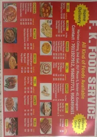 F.K Food Services menu 1