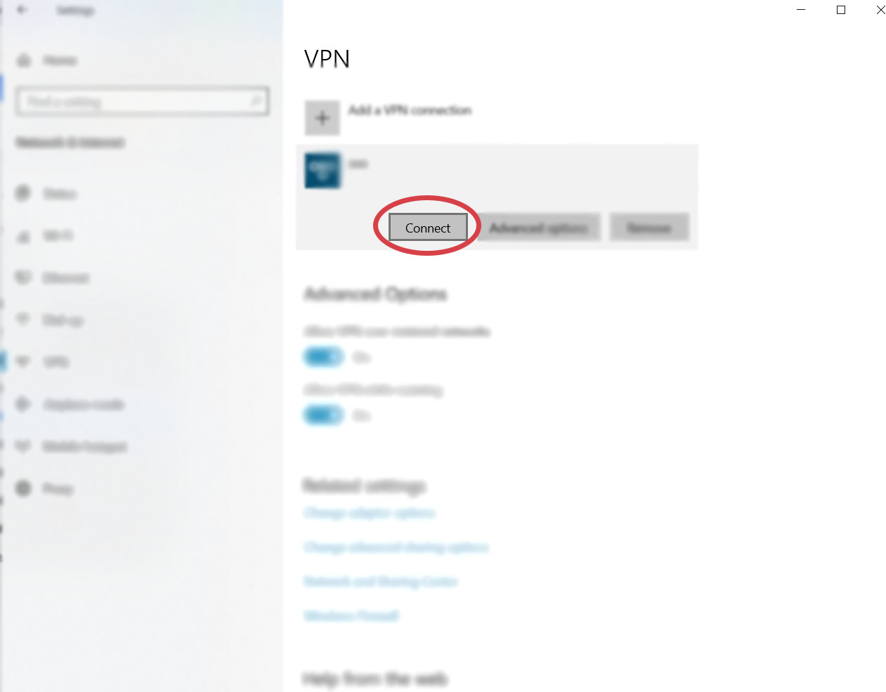 connect VPN