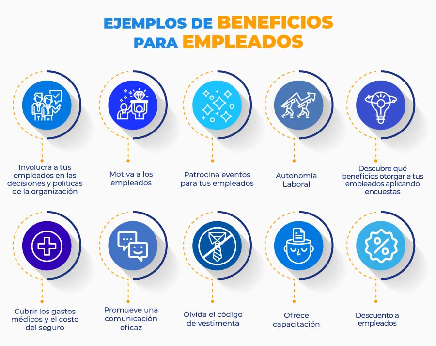 ejemplos de beneficios para empleados