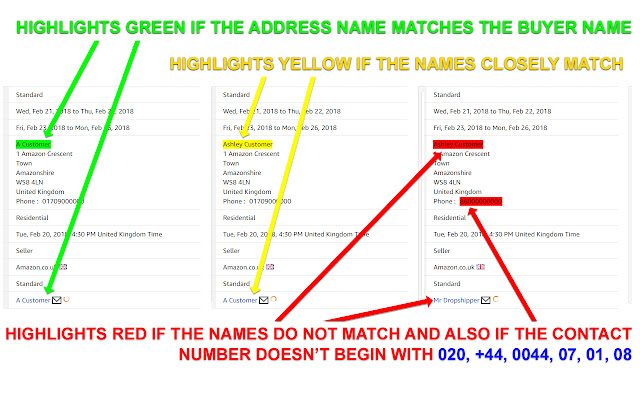 Identify Dropshippers on Amazon chrome extension