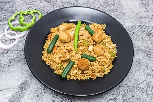 Soya Chunks Fried Rice [750 Ml]