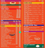 Wah Ji Wah Restaurant menu 2