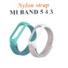 Dây Đeo Thay Thế Chất Liệu Nylon Thời Trang Cho Xiaomi Mi Band Miband 6 5 3 4 Dây Đồng Hồ Xiaomi Mi Band 3 4 5 6