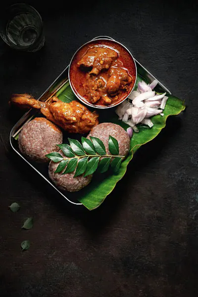Ragi Sangati W Chicken Korma