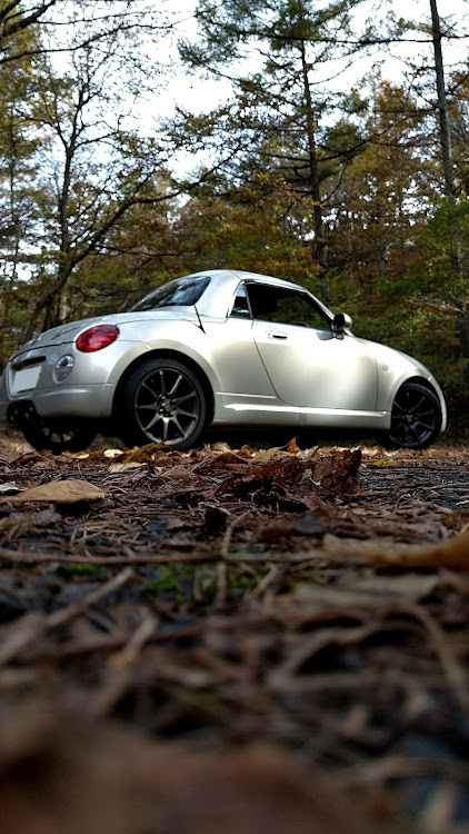 コペンの紅葉と愛車・紅葉・#コペン・11月もよろしくお願いします・自然×愛車に関するカスタム事例の投稿画像1枚目