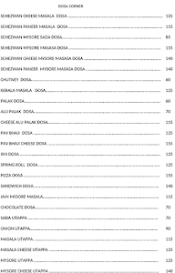 Welcome Dosa Corner menu 4