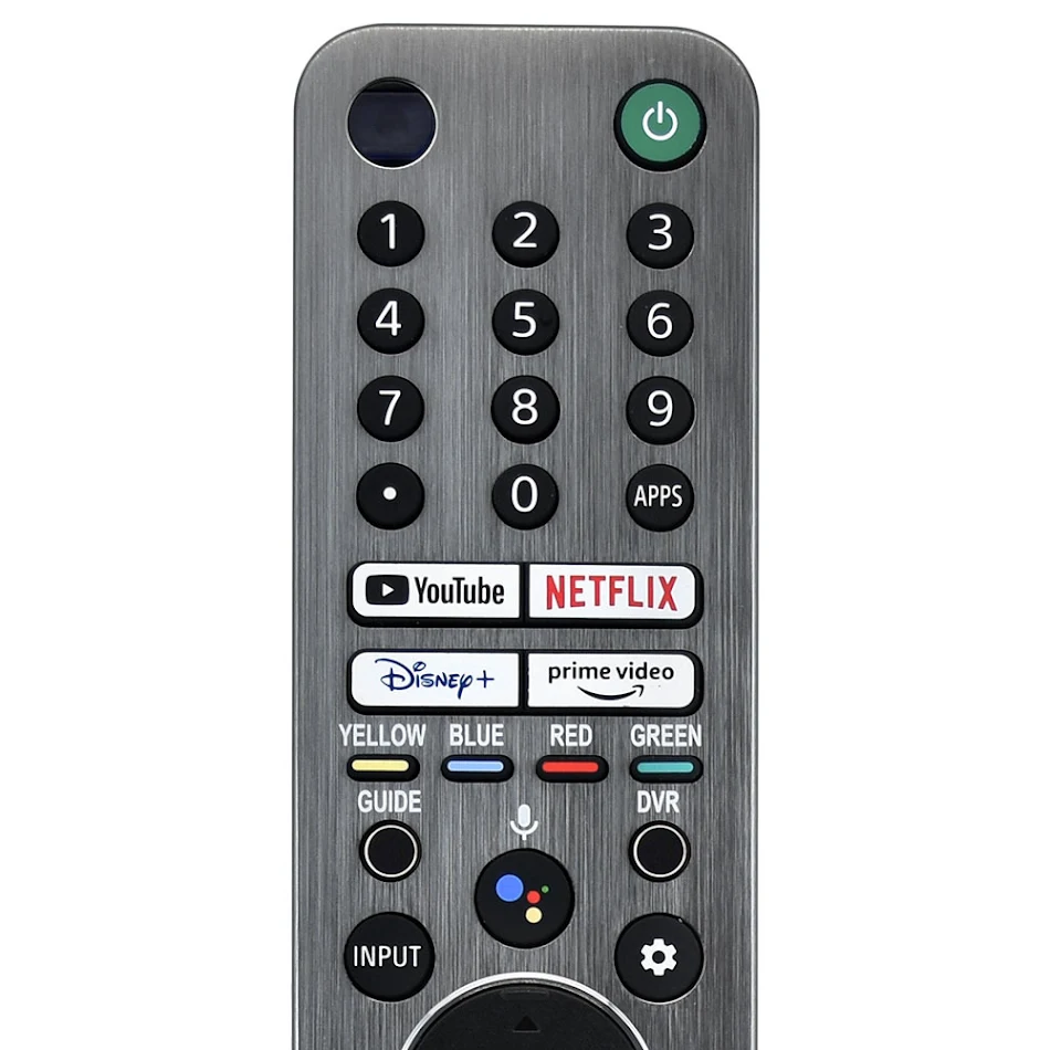 Intelligent Voice Remote Control With Backlight. Effortless voice control, illuminated keys, and easy navigation for a s