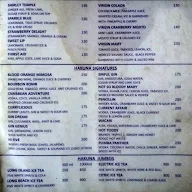 Hakuna Matata menu 1