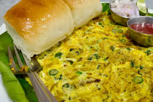 Egg Omelette Pav [2 Pav]