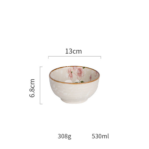 Title 3, Ceramic Tableware Household Dish Plate Rice Bow...