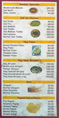 Paaji's Paratha House menu 1