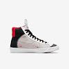 blazer mid '77 se d summit white / university red / light smoke gray / black