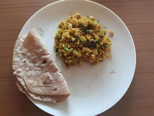 Egg Bhurji With 4 Roti