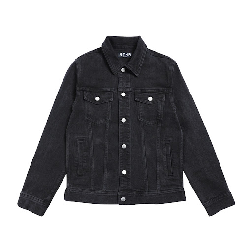Title 3, Slim All-Match Casual Lapel Denim Jacket. A ver...