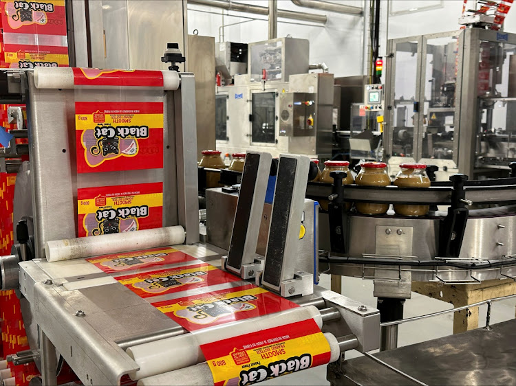 Tiger Brands' new peanut butter manufacturing facility is pictured in Krugersdorp, West of Johannesburg on April 12 2024. Picture: REUTERS/NQOBILE DLUDLA