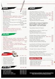 Chow The Asian Kitchen menu 2