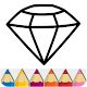 Diamond Glitter Coloring Book For Kids Download on Windows