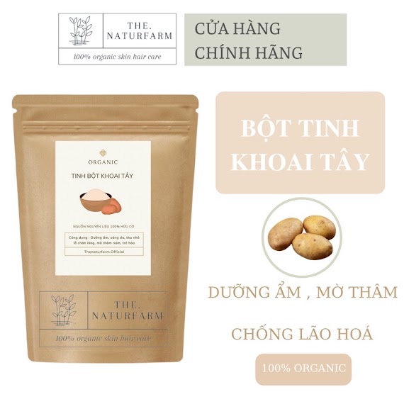 100Gr Tinh Bột Khoai Tây Nguyên Chất Organic