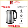 Bình Đun Siêu Tốc Toshiba Kt - 17Sh1Nv - 1.7L - Inox 304 - Hàng Chính Hãng, Bảo Hành 12 Tháng, Chất Lượng Nhật Bản