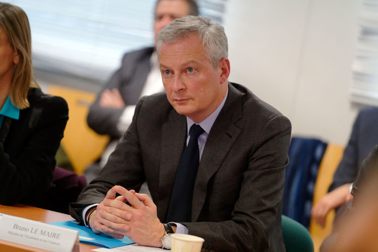 French finance minister Bruno Le Maire. File photo.