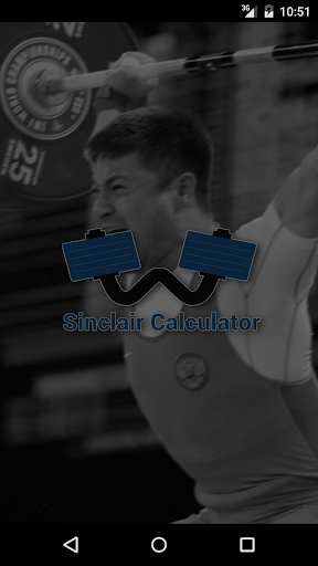 Sinclair Calculator Weightlifting