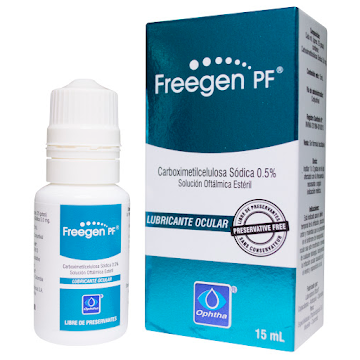 Freegen Pf Carboximetilcelulosa Sódica 0.5% Ophtha Frasco x 15 ml  