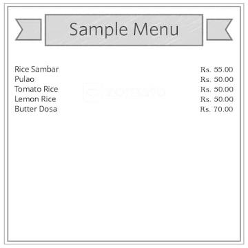Madhura Hotel menu 